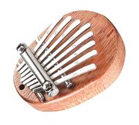 Toyvian Kalimba Mini Piano à Pouce Notes Bois Sapele Instrument de Musique Portable pour Débutants Adultes