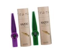 Toyvian Kazoo Métal Set Professionnel pour Guitare et Musique Instrument Éducatif Polyvalent pour Adultes et Garçon Fille Cadeau pour Guitaristes et Amateurs de Musique