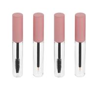Toyvian Kit 4 pièces tubes mascara vides PET 10ml faciles à transporter avec embouts liner pour maquillage mascara sourcil et gloss pour maquillage professionnel Couleur Aléatoire