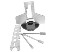 Toyvian Kit Affûtage pour Tronçonneuse avec Guide Angle Outil Abrasif Électrique Durable Accessoire Polyvalent pour Lame et Chaîne Vibration Compatible la Plupart des Chaînes