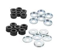 Toyvian Kit Amortisseur pour Roller et Skateboard de Patins Plastique Résistant Accessoires de Remplacement pour Double Rangée et Quatre Roues Protection et Facile à Installer
