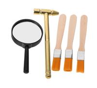 Toyvian Kit Archéologie Garçon Fille Complet avec Marteau Pinceau et Ciseau Scientifique Éducatif pour Développer la Motricité et et Filles