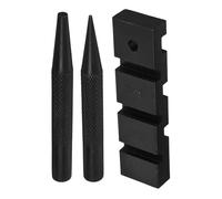 Toyvian Kit de 3 Outils Brise-chaînes Métalliques pour Tronçonneuse à Essence, Dérive-chaîne Portable et Réutilisable, Compatible Universellement, Compact et Léger pour Entretien Facile