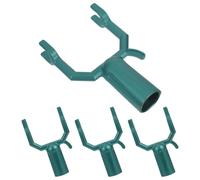 Toyvian Kit de 4 Tuteurs de Branches en Alliage d'Aluminium 075 Pouce Vert Support Robuste pour Arbres Fruitiers Étai de Soutien Multifonction pour Jardin et Verger