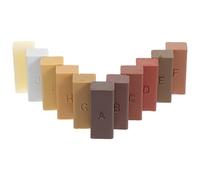 Toyvian Kit de cire de réparation parquet et bois 11 couleurs, cire fondante pour éliminer rayures profondes, pâte rebouchage fissures pour sols stratifiés, meubles, portes et plans de travail