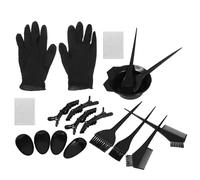 Toyvian Kit de coloration capillaire outil de teinture capillaire 20 pièces plastique sans désordre pour salon professionnel