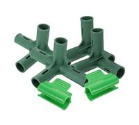 Toyvian Kit de Connecteurs pour de Raccords Plastiques pour Adaptateurs de Tubes Accessoires de Jardinage Angles Droits Quarts Droits Pinces à Film