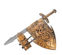 Toyvian Kit de Cosplay Protection Garçon Fille Léger pour Jeu de Rôle Accessoires de Fête et Halloween Bouclier et pour Garçons