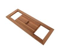 Toyvian Kit de Fenêtre D'aération en Bois pour Sauna, Facile à Nettoyer Remplacer, Ventilation Optimale pour Hammam et Sauna Traditionnel