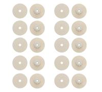 Toyvian Kit de Fixation pour Cage à Oiseaux 10 Pièces Écrous et Rondelles M6 en Acier Blanc pour Perchoir de Perroquet, Accessoires Robustes et Compatibles pour Perchoirs