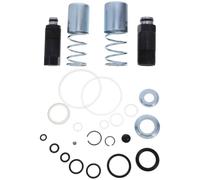 Toyvian Kit de Joint pour Cric Hydraulique Roulant 3 Tonnes à Double Pompe | Acier Inoxydable, Pièces Tige Noire, Couvercle Argenté et Ressort, pour Garages et Ateliers