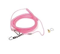Toyvian Kit de Laisse Anti-Morsure pour Perroquet Corde d'Entraînement au Vol 6M Couleur Aléatoire Résistante pour Oiseaux Agapornis Fischeri