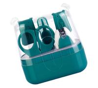 Toyvian Kit de Manucure Bébé Outils de Soin des Ongles Bébé Lames Arrondies Sécurité et Confort Plastique Vert pour Toilette Quotidienne
