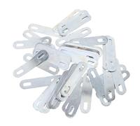 Toyvian Kit de Montage pour Panier Métallique Kit D'adaptation pour Vélo Électrique Fer Argenté 50pcs Fixation à 2 Trous pour Panier Arrière de Vélo Courses et Aventures en Plein Air