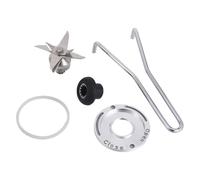 Toyvian Kit de Remplacement pour Blender 2L Lame Inox 8 Lames Plaque de Fixation Stable et Accessoire de Réparation pour Extracteur de Jus Pièces Détachées pour Mixeur Compatible Bol 2