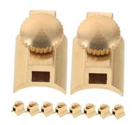 Toyvian Kit de Réparation pour Flûte Piccolo - 10 Vis en Laiton Petites Fixations Métalliques pour Instruments de Musique Accessoires Cuivre Compatibles Entretien et Remplacement Rapide