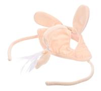 Toyvian Kit de Teaser pour Chat avec Lapin Accessoire pour Intérieur Stimule Instincts de Chasse et Réduit Ennui