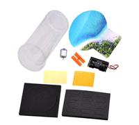 Toyvian Kit Éducatif Électrique Tornade DIY pour Garçon Fille Apprentissage Physique Météo Expérience Créative et Préparation Aux Tornades