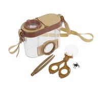 Toyvian Kit Observation Et Exploration Nature pour Garçon Fille avec Loupe Et Pince à Épiler Conteneur Sécurisé pour Observation Insectes Cycles De Vie Outils pour Et