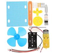 Toyvian Kit Scientifique de Bricolage Ventilateur Électrique Jouet Éducatif à Assembler pour Garçon et Filles Expérience Physique Apprentissage et pour Projets Scolaires et Cours de Sciences