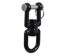 Toyvian Kit Suspendre Pivotant en Acier Inoxydable Double Œillet pour Fauteuil Suspendu et Balançoires, Crochet Robuste Adapté aux Activités de Yoga et Utilisations Extérieures