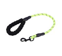 Toyvian Laisse Chien Nylon Réfléchissante Courte Anti-Traction Confort Respirant pour Promenade Et Dressage Vert