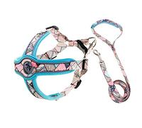 Toyvian Laisse De Traction pour Chien Sangle De Poitrine Réglable, Gilet Confortable Réfléchissant, Taille XS, Couleur Bleue, Kit 2 Pièces, Promenade Sécurisée pour Petits Chiens