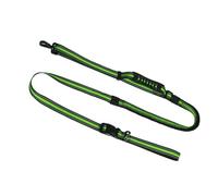 Toyvian Laisse pour Chien Réfléchissante, Ceinture Réglable | Nylon Vert, pour Course et Marche, Contrôle Facile en Zones Bondées, Réduit Fatigue et Risques