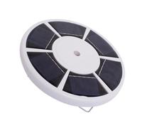 Toyvian Lampe Solaire pour Mât de Drapeau LED Éclairage Extérieur Aux Intempéries Installation sans Fil avec Crochet Éclairage Pratique pour Jardin et Camping