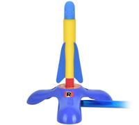 Toyvian Lance-Roquettes de Tir Manuel en Plastique et Mousse Modèle Fusée Compacte Légère pour Garçon et Filles Jeu Interactif Sécurisé Extérieur Lanceur de Missiles Doux pour Garçons