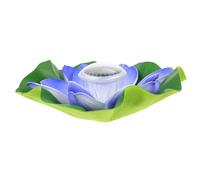 Toyvian Lanterne de Lotus Lampes solaires Lotus fonctionnalité de Plein air Flottant en Forme de Lampe Solaire Lumières solaires pour l'étang Fleurs de Lotus décor de Lotus PC Violet,Mauve