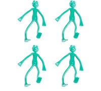 Toyvian Liens de Croissance pour Bonsaï et Vignes, Attaches Jardin Vertes Forme Grenouille, 4 Pièces en PE Flexibles pour Usage en Jardin