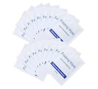 Toyvian Lingettes Nettoyantes Corps Et Dissolvant De Cire, 50 Sachets à Usage Unique, Adaptées à Types De Peau, Pour Soins Post-cire En Institut Domicile