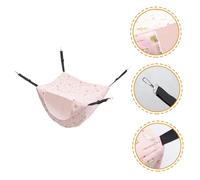 Toyvian Lit Suspendu pour Chat Double Couche Hamac Réglable Tissu Respirant Confortable et Adapté Aux Petits et Grands Félins