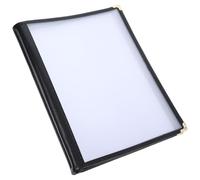 Toyvian Livre de menus du pages en PVC facile à insérer pour présentation professionnelle dans bistros