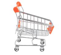 Toyvian Livres D'eau Wow - Chariot De Supermarché à Roulettes pour Enfants - Mini Panier Jouet - Caddie Miniature - Jeu D'achats