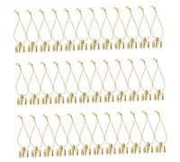 Toyvian Lot De 1 000 Capuchons De Rechange pour Sapin De Noël en Plastique pour Décoration De Noël en Verre Dorés