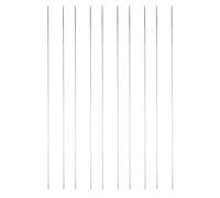 Toyvian Lot de 10 Aiguilles de Montage pour Appâts en Acier Inoxydable 23 Cm, Aiguille Creuse pour Enfiler Appâts Vivants, Outil de Pêche Pratique pour Carpe et Pêche en Mer