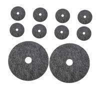 Toyvian Lot de 10 Anneaux De Paillis Non Tissés pour Arbres Tapis De Protection Rond Réutilisable pour Paysage Base en Tissu Absorbant Et Respirant pour Jardin Balcon Protection des