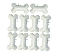 Toyvian Lot de 10 Ballons Aluminium D’Os Blanc Grosse Taille Décoration Fête Anniversaire Saint-Valentin Fournitures Ballons Résistants et Faciles à Gonfler Accessoires Déco Originaux