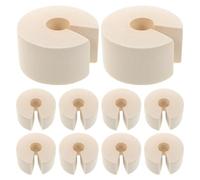 Toyvian Lot de 10 Butées de Porte Souples Anti-Pincement en Mousse Beige Protections Anti-Claquement pour Porte Cuisine Bureau et Chambre Sécurité pour Garçon et Filles et Animaux