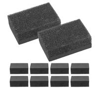 Toyvian Lot de 10 Chiffons Jetables pour Cirage Chaussures Noires, Applicateur Pratique en Tissu Transparent, Nettoyant et Polissoir pour Entretien Rapide des Chaussures en Cuir au Bureau