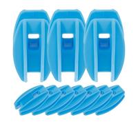 Toyvian Lot de 10 Isolateurs en Plastique Bleu pour Clôture Électrique Accessoires de Clôture Agricole Isolateurs Soi-Même pour Ferme Protection Fil Électrique sans Court-Circuit