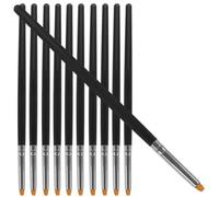 Toyvian Lot de 10 Petites Brosses à Cils pour Rehaussement Applicateurs Précis en Fibres Douces Accessoires Maquillage Portables pour Usage Personnel Voyage et Institut de Beauté