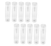 Toyvian Lot de 10 Sets De Tubes à Insectes Transparents pour Observation en Plein Air Tubes D'exploration D'insectes 30 Mm x 120 Mm pour Garçon Et Filles, Randonnée, Écologique