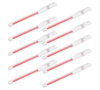 Toyvian Lot de 10 Stylos Marqueurs Imperméables Rouges Stylo de Positionnement Précis pour Tatouage de Sourcils Pointe Fine Outil Portable Professionnel pour Marquage Dermatologique