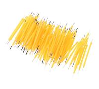 Toyvian Lot de 100 Ampoules LED à Filament Rétro 3v 38mm 120ma Jaune, Éclairage Chaud Économe en Énergie et Résistant à L'usure pour Maison et Boutique