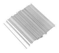 Toyvian Lot de 100 Axes métalliques pour Voitures télécommandées à Monter soi-même - Axes de 100 x 2 mm pour modèles de Voitures télécommandées, Bateaux, hélicoptères