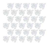 Toyvian Lot de 100 boîtes rondes transparentes pour chocolats - Pour fleurs, bonbons, mariages, cadeaux de Saint-Valentin