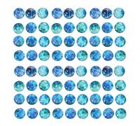 Toyvian Lot de 100 Cabochons Lumineux 8mm en Résine pour Création de Bijoux Diy, Pendentifs Zodiaque Transparents, Accessoires de Bricolage pour Bracelets et Colliers, Artisanat